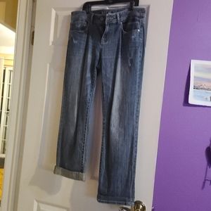 Apt 9 Modern Fit Relaxed Crop Jeans Size 6